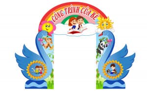 Backdrop, tranh trang trí mầm non - File Corel Số 2