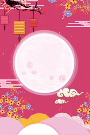 Background ánh trăng trung thu file PSD mẫu TT32