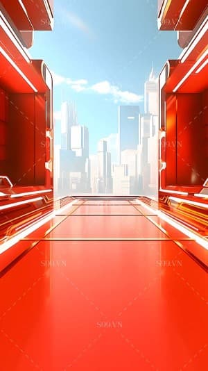 Background 3D thành phố file PNG mẫu JP91