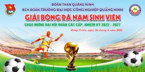 Backdrop giải bóng đá mẫu 42 file Corel