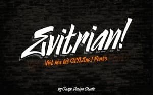 Font chữ hiphop, game điện tử, thể thao SVN-Evitrian