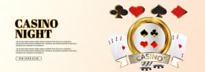 Banner trò chơi casino file PSD mẫu T118