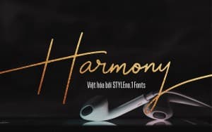 Font chữ viết tay, chữ ký mềm mại cho thiệp cưới, đám cưới SVN-Harmony