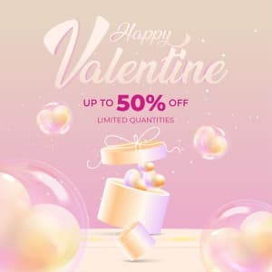 Banner sale dịp lễ tình nhân file vector mẫu BV225