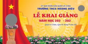 Backdrop lễ khai giang file PSD - mẫu số 634