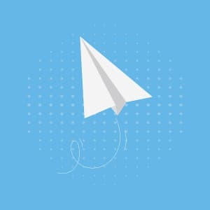 Hình ảnh máy bay giấy màu trắng file vector mẫu PM159