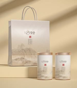 Mockup bao bì sản phẩm trà mẫu T04 PSD