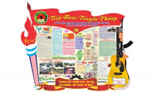 Mẫu báo tường đẹp in formex File Corel số 6