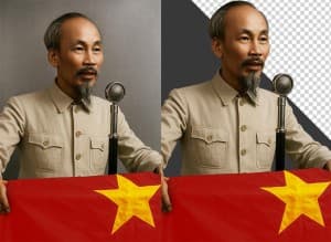 Hình ảnh Bác Hồ đọc tuyên ngôn độc lập - File chất lượng cao