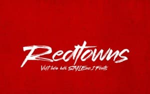 Font chữ viết tay nét cọ SVN-Redtowns