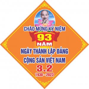 Phướn mừng Đảng mừng xuân 2024 file CDR mẫu D175