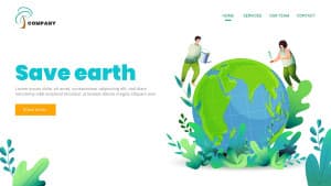 Banner bảo vệ môi trường file EPS và AI mẫu P73