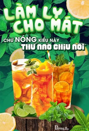 Poster nước giải khát file EPS - mẫu số 845