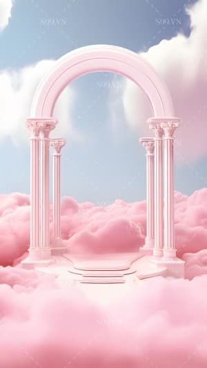 Background tình yêu màu hồng file PNG mẫu PM823