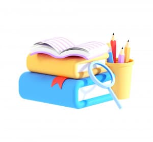 Ảnh minh họa dụng cụ học tập 3D - File C4D số 90 - Mã 244