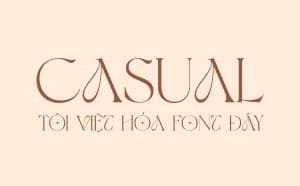 Font chữ hiện đại sang trọng cho lĩnh vực thời trang, spa TH Selaris Việt Hóa